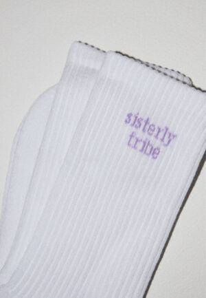 SisterlyTribeCrewSocksLavender3